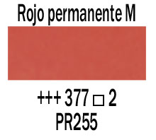 Acuarela Rojo Permanente Medio 377 S2