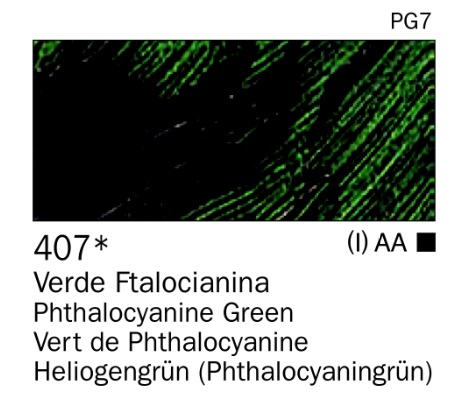 Acrilico Verde Ftalocianina nº407
